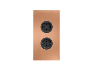 CARESSI 2ST20 Energiezuil Copper- opbouw met twee stopcontacten
