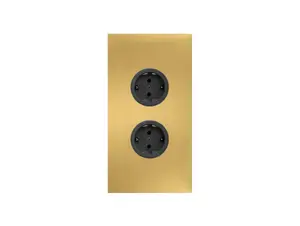CARESSI 2ST20 Energiezuil Gold - opbouw met twee stopcontacten