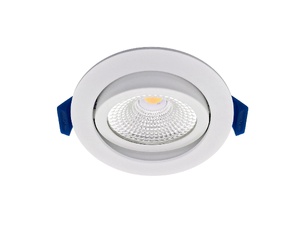 EcoDim dimbare led inbouwspot wit - 2700K warm wit - IP54 - Ø 85mm