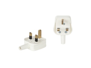 Engelse stekker met randaarde wit Engelse stekker met randaarde wit