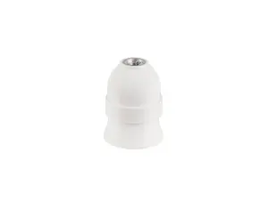 Fitting E27 bakeliet wit - klok model