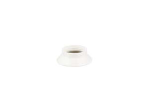 Fitting ring voor E14 fitting - kunststof wit - hoog model