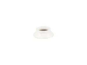 Fitting ring voor E14 fitting - kunststof wit - hoog model