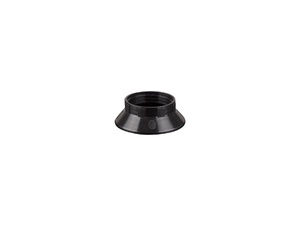 Fitting ring voor E14 fitting - kunststof zwart - hoog model