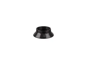 Fitting ring voor E14 fitting - kunststof zwart - hoog model