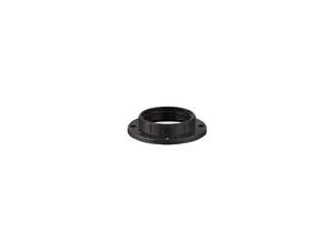 Fitting ring voor E14 fitting - kunststof zwart