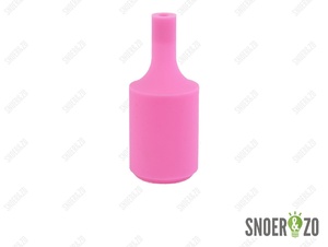 Fittinghuls siliconen cilinder roze E27 Fittinghuls siliconen cilinder roze E27