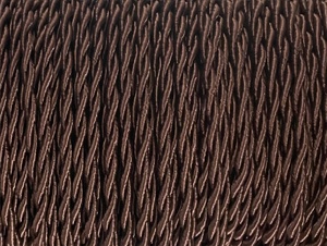 Gedraaid stofsnoer bruin Gedraaid stofsnoer bruin