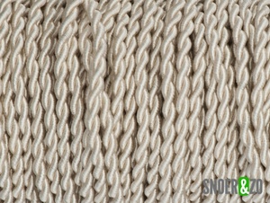 Gedraaid stofsnoer creme Gedraaid stofsnoer creme