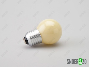 Gloeilamp kogel E27 25W geel Gloeilamp kogel E27 25W geel
