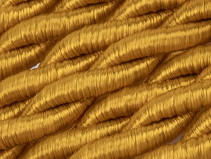 Goud gedraaid strijkijzersnoer - 2 aderig