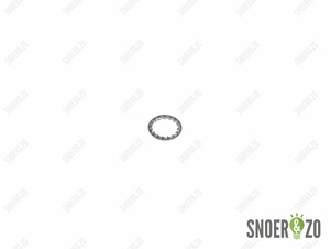 Kartelring metaal 15 mm met gat 10.5 mm