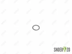Kartelring metaal 15 mm met gat 10.5 mm