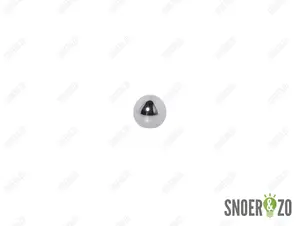 Kogel chroom 14 mm met 1 gat binnendraad M10X1