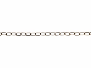 Lamp ketting brons 20x10mm