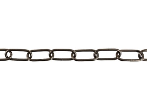 Lamp ketting brons 55x24mm