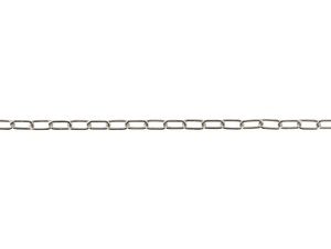 Lamp ketting chroom 20x10mm