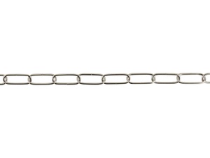 Lamp ketting chroom 39x16mm