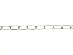 Lamp ketting chroom 39x16mm