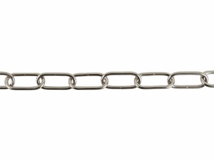Lamp ketting chroom 55x24mm