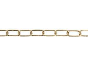 Lamp ketting echt messing 48x22mm
