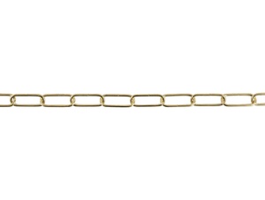 Lamp ketting messing kleur 39x16mm
