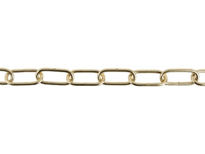 Lamp ketting messing kleur 55x24mm