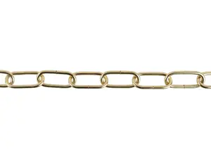 Lamp ketting messing kleur 55x24mm