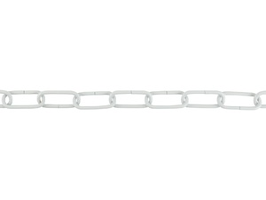 Lamp ketting wit 47x20mm