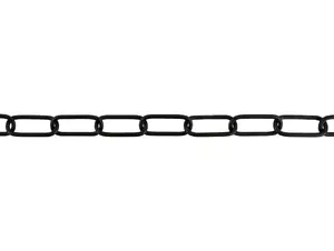 Lamp ketting zwart 47x20mm