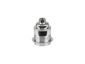Metalen fitting E27 industrial chroom doorlopende mantel met fittingring