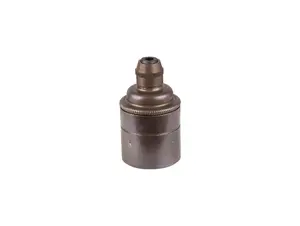 Metalen fitting E27 industrial Engels messing met vaste trekontlaster