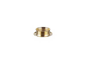 Metalen fitting ring voor E14 fitting - messing kleur