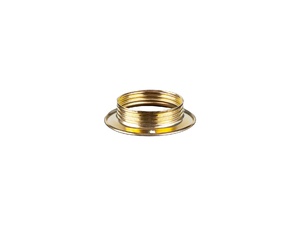Metalen fitting ring voor E27 fitting - messing  kleur
