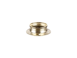 Metalen fitting ring voor E27 fitting - messing glans breed model