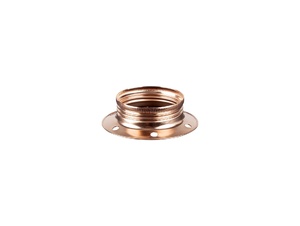 Metalen fitting ring voor E27 fitting - rood koper breed model
