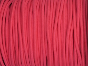 Neon roze strijkijzersnoer - 2 aderig