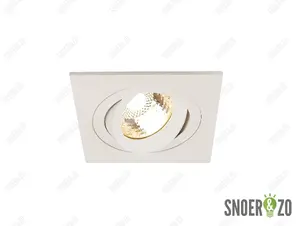 Onok inbouwspot 192/1 wit vierkant