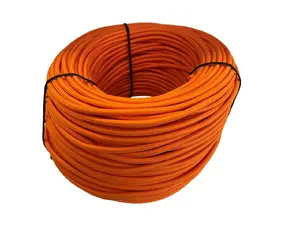 Oranje strijkijzersnoer - rol 38 meter