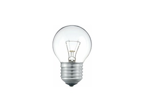 Philips Standard Lustre kogellamp 15W E27 230V P45 helder