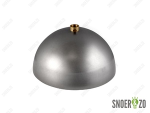 Plafondkap blank metaal rond XL Plafondkap blank metaal rond XL