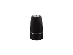 Porselein fitting E14 zwart