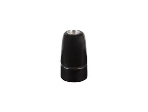 Porselein fitting E14 zwart