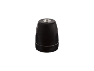 Porselein fitting E27 zwart
