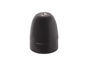Porselein fitting E40 zwart Porselein fitting E40 zwart