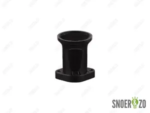 Prikkabel E27 fitting zwart met montageplaat