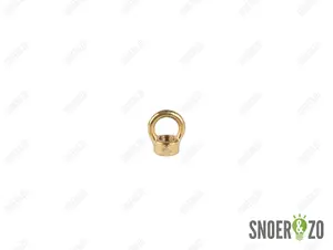 Ringnippel messing 22 mm - M10x1 binnendraad met borgschroef