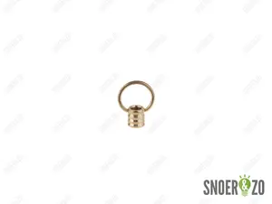 Ringnippel messing beweegbaar 27 mm - M10x1 binnendraad