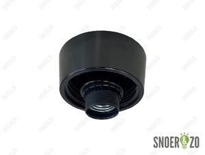 Schroefrand bakeliet 60W E27 zwart