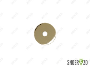 Sier afdekplaat cilinder messing glans - 5 cm Sier afdekplaat cilinder messing glans - 5 cm